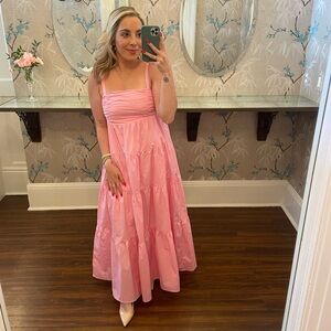 Hello Molly Blush Pink Maxi Dress
